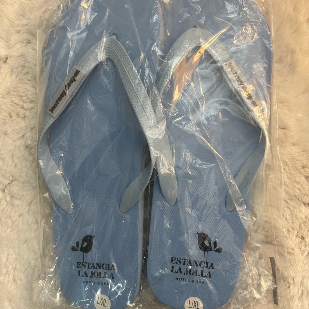 Flip flops large/xl blue Estancia La Jolla new in package men